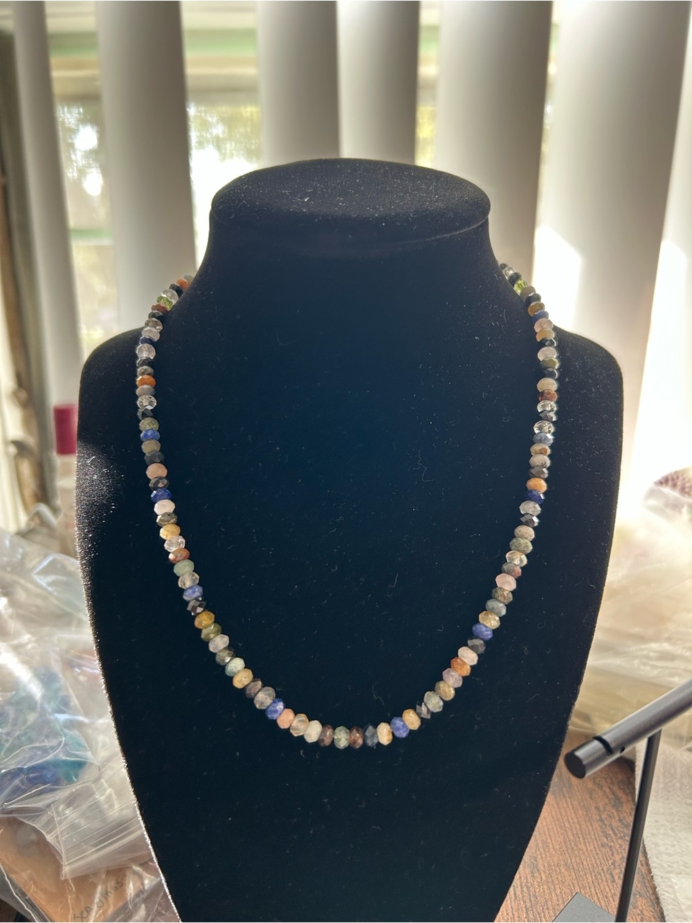 Handmade Multi-Color gemstones Women's Necklace - Versatile Everyday Style